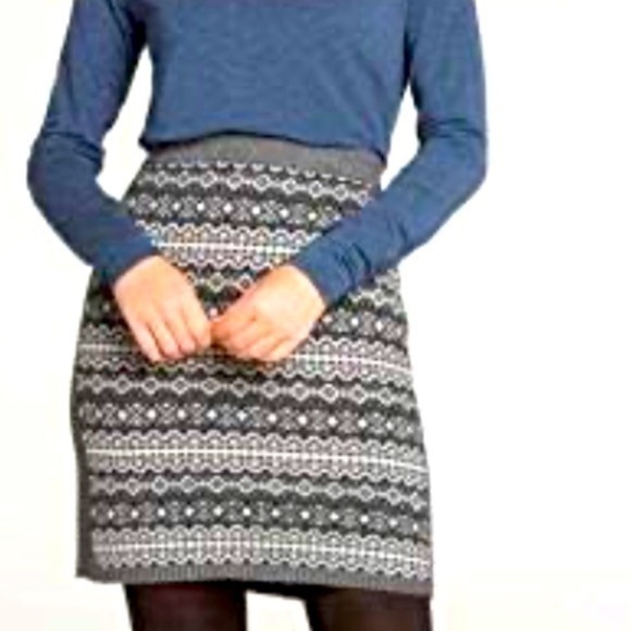 Sherpa Adventure Gear Paro Skirt Gray Merino Wool bottom New Sz Sm - Picture 1 of 7